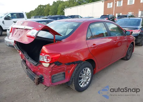 2011 Toyota Corolla Le z USA, uszkodzony, nr VIN JTDBU4EE8B9154432